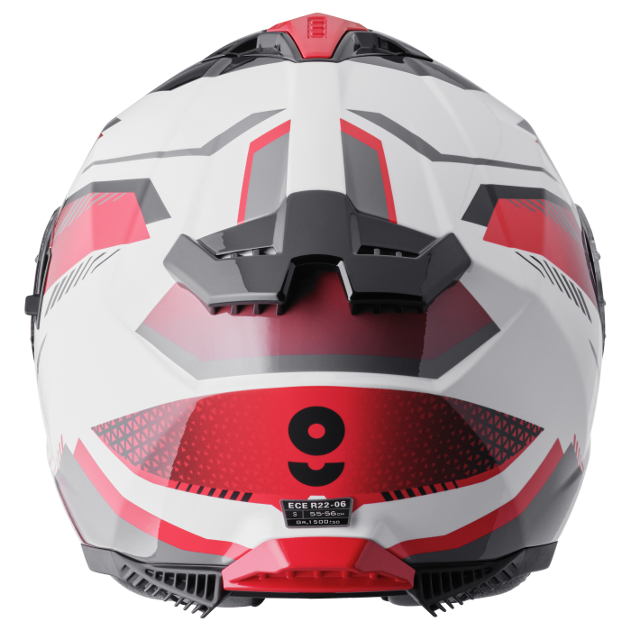 Casca integrala GMS GELERO white-red-grey S [4]