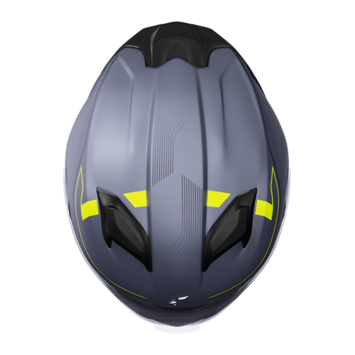 Casca integrala STORMER ZS-1001 TAKEN grey, neon, yellow, metal matt L [3]