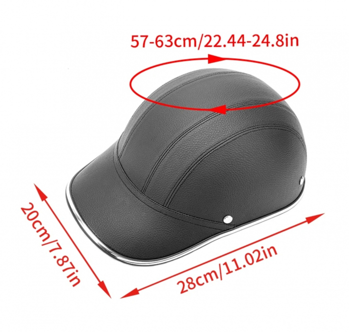 Casca moto scuter cu cosoroc tip sapca [2]