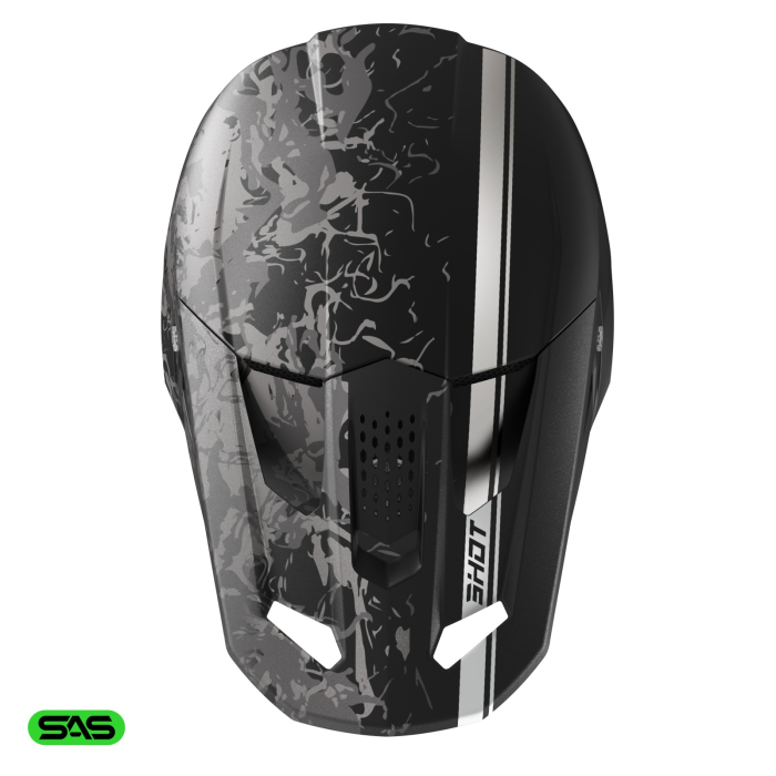 Casca SHOT SPEED BATTLE black matt L [2]