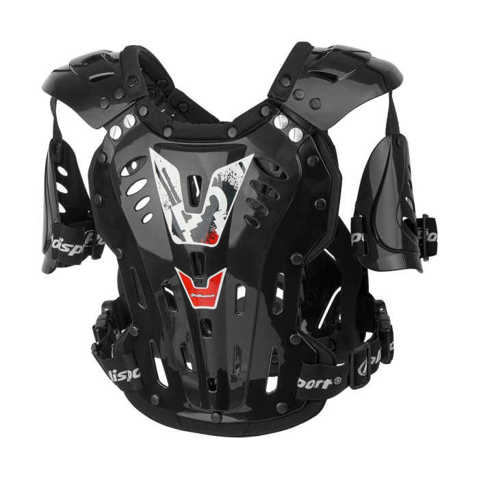 Chest Protector POLISPORT XP2 ADULT 8000300013 black/silver/black [2]