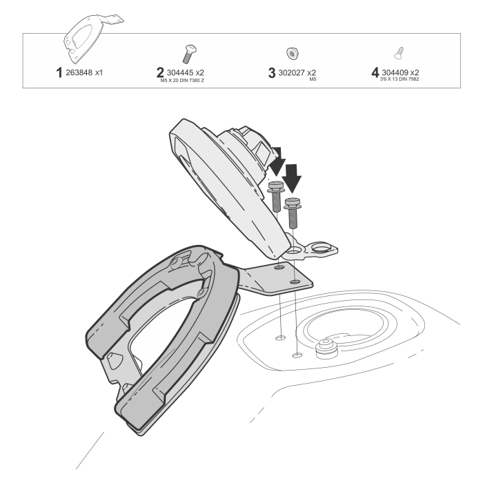 Click system fitting kit SHAD [6]