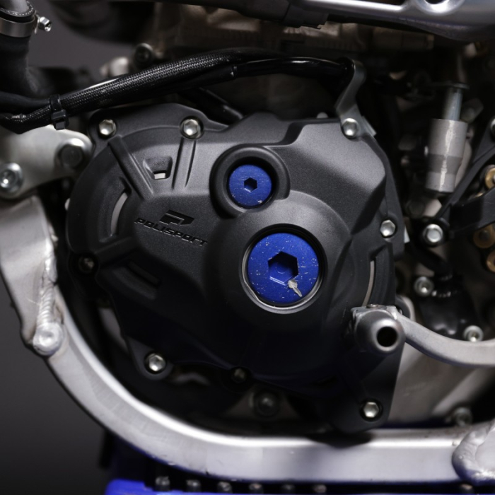 Clutch and ignition cover protector kit POLISPORT Negru [3]