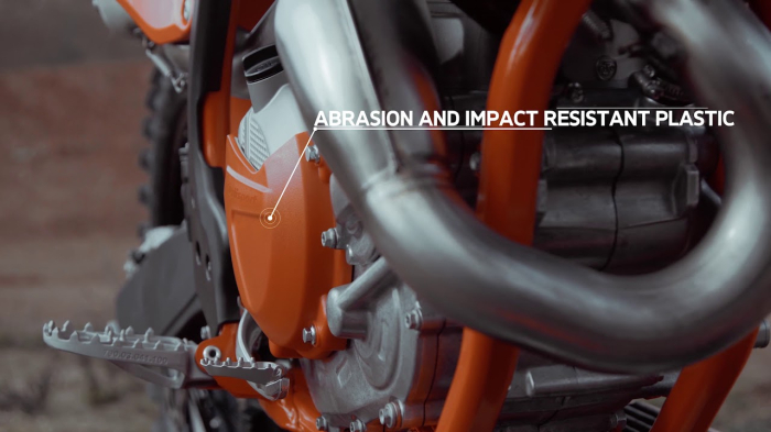 Clutch cover protector POLISPORT PERFORMANCE 8462500002 orange KTM [2]