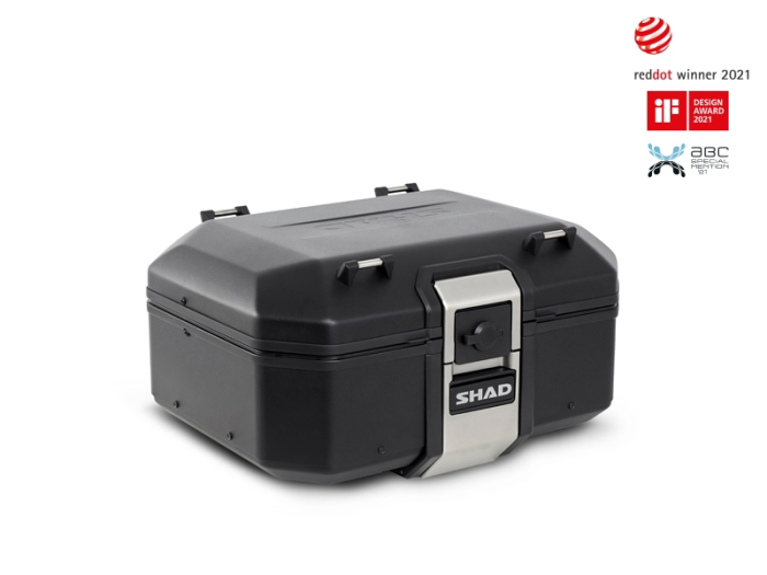 Set complet de cutii de aluminiu SHAD TERRA NEGRU, 37L cutie centrala si 36L / 36L cutii laterale, incluzand kit montaj si placa SHAD HONDA NC 750 X 2021- [7]