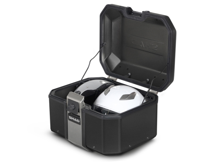 Set complet de cutii de aluminiu SHAD TERRA NEGRU, 48L cutie centrala si 36L / 36L cutii laterale, incluzand kit de montaj si placa SHAD HONDA NC 750 X 2021- [5]