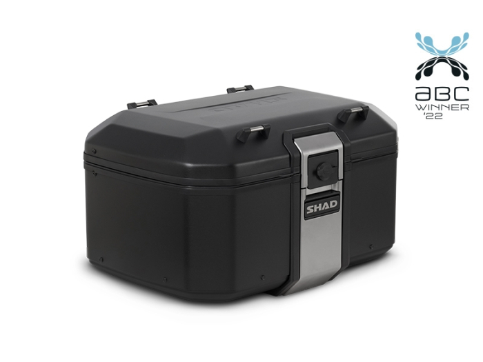 Complete set of SHAD TERRA TR40 adventure saddlebags and SHAD TERRA BLACK aluminium 55L topcase, including mounting kit SHAD BMW F750 GS / F850 GS [2]