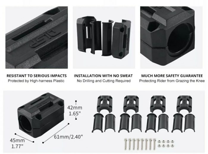 Crash pad bar protecții bara moto touring [5]