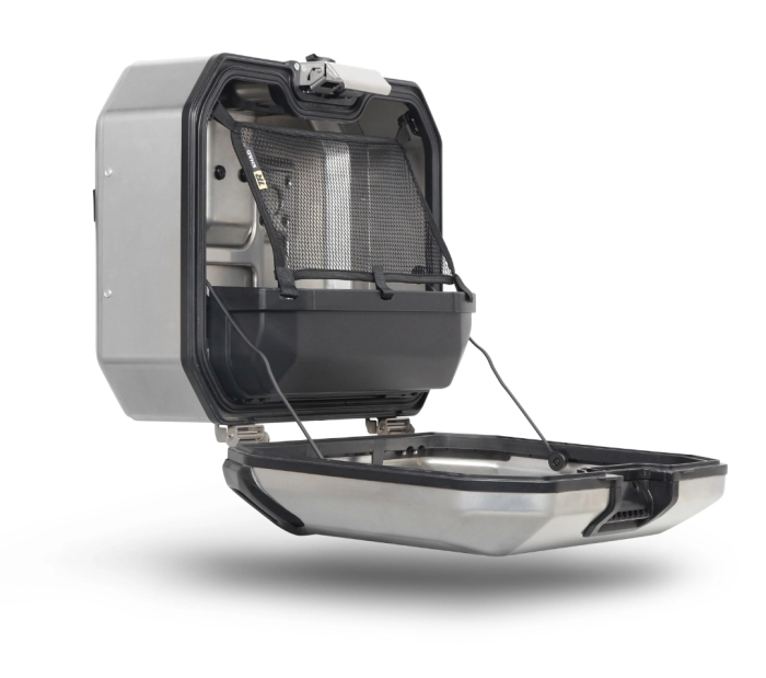 Cutie laterala aluminiu Shad TR36 side case cutii moto argintiu/negru stanga/dreapta [6]