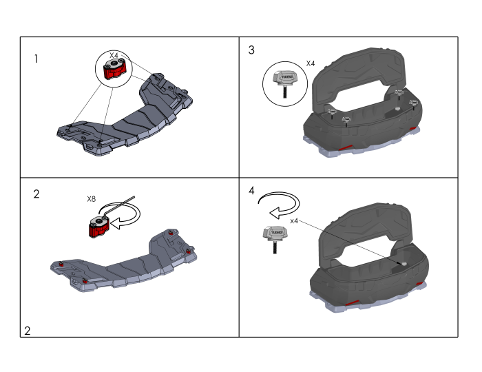 Cutie spate ATV  CF-MOTO 2024 850-1000 portbagaj [13]