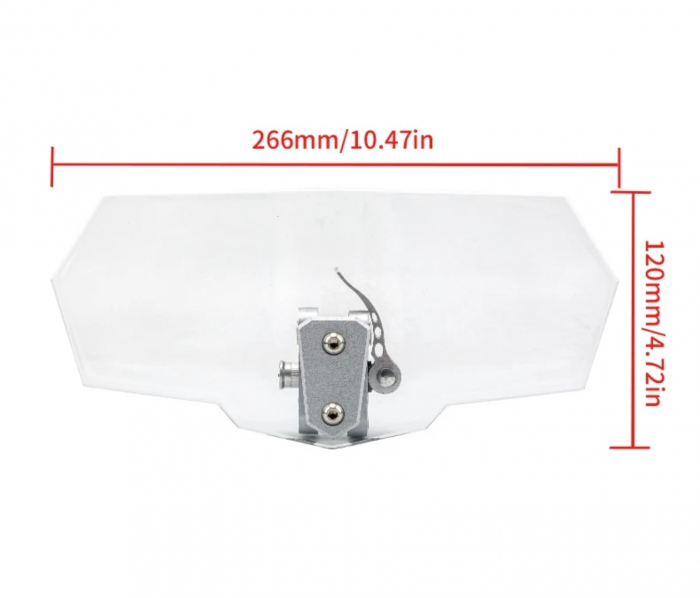 Deflector parbriz moto reglabil touring naked scuter [5]