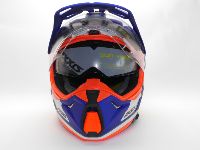 Dualsport helmet AXXIS WOLF DS roadrunner c7 matt blue L [3]