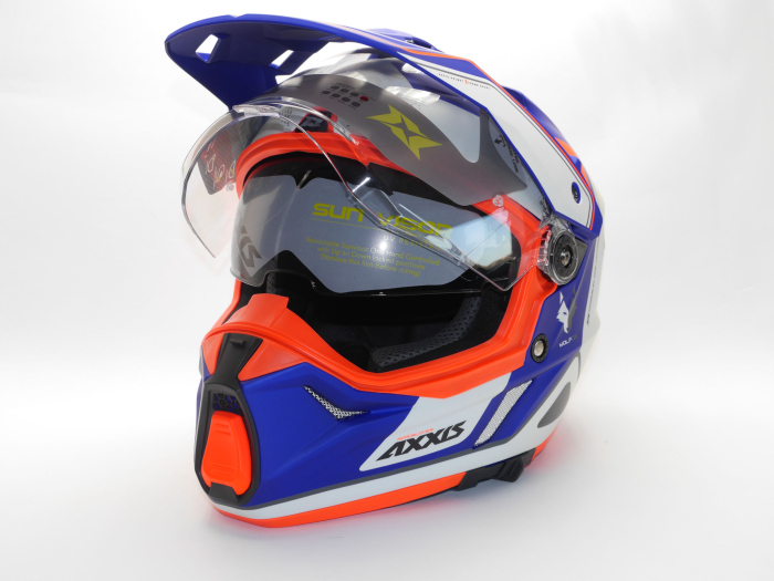 Dualsport helmet AXXIS WOLF DS roadrunner c7 matt blue L [6]