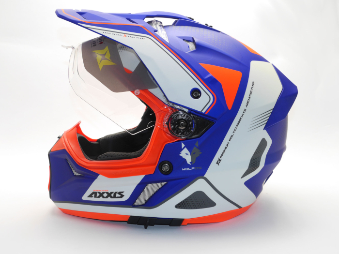 Dualsport helmet AXXIS WOLF DS roadrunner c7 matt blue L [5]