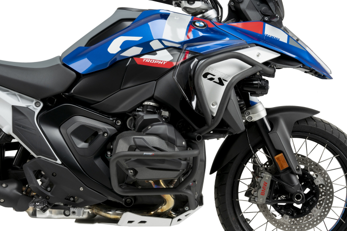 Engine guards PUIG d25 mm lower, black [2]