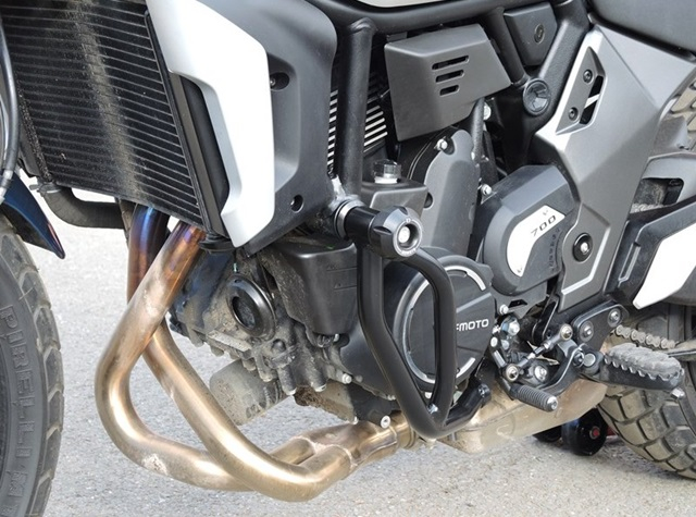 Engine guards RDMOTO Negru (with protectors) [6]