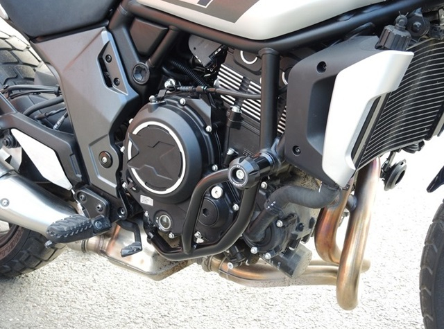 Engine guards RDMOTO Negru (with protectors) [4]