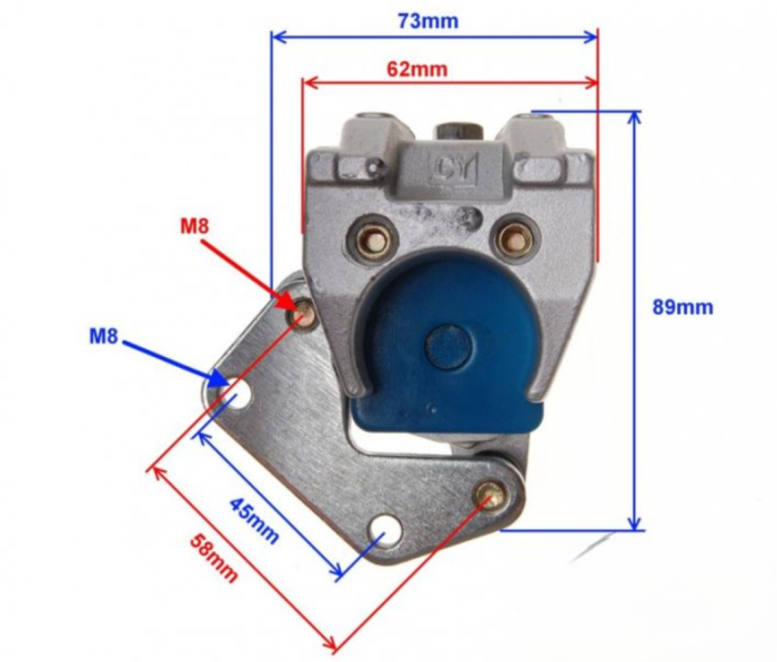 Etrier frana fata moto scuter [2]