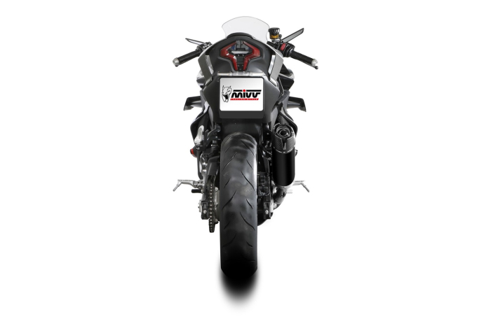 Evacuare MIVV AK-1 Black with carbon cap pentru CFMOTO 450 SR 2023-2024 [4]