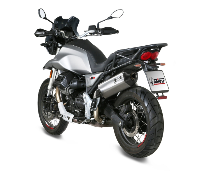 Evacuare MIVV SPEED EDGE Otel inoxidabil/Capac carbon pentru MOTO GUZZI V 85 TT 850 / Travel 2019-2024 [3]
