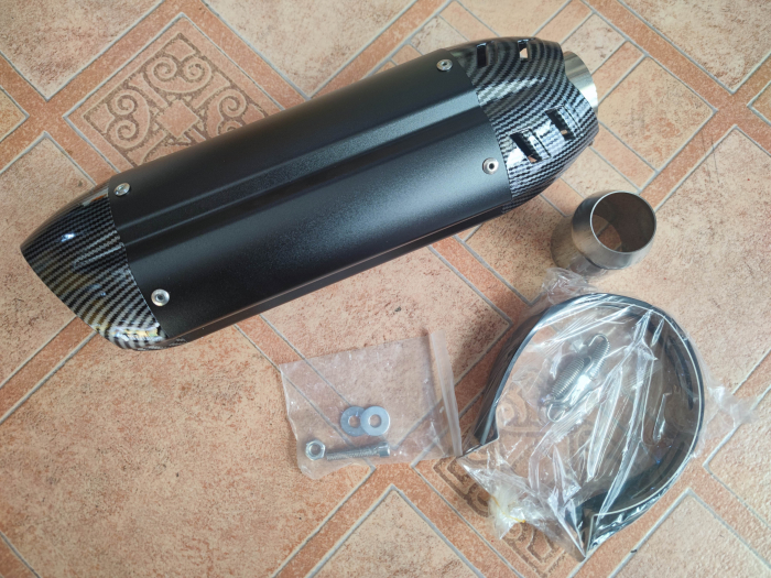 Evacuare moto atv sport ovala 34cm eșapament toba [8]