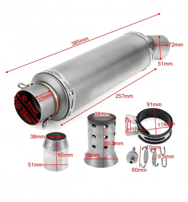 Evacuare moto / ATV sport toba universala [2]