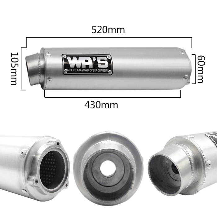 Evacuare WR moto / ATV sport toba universala aluminiu [2]