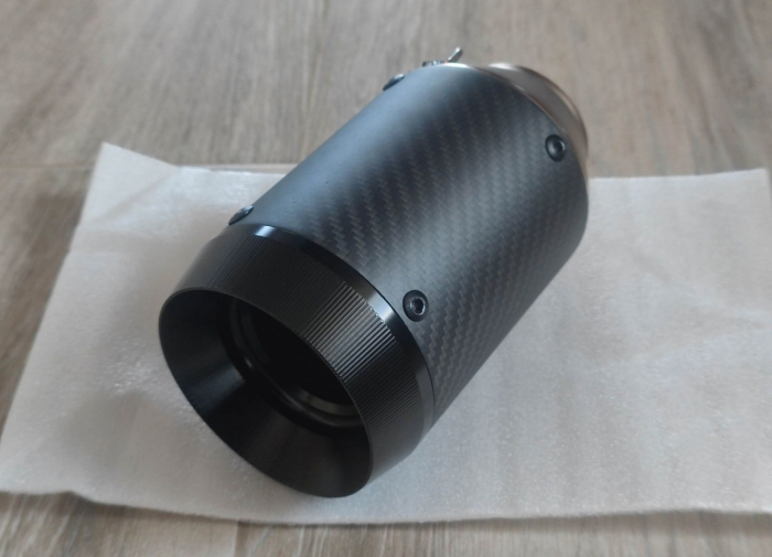 Evacuare moto carbon 16cm toba finala eșapament scurta [6]