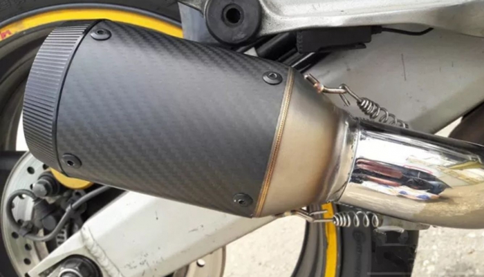 Evacuare moto carbon 16cm toba finala eșapament scurta [3]