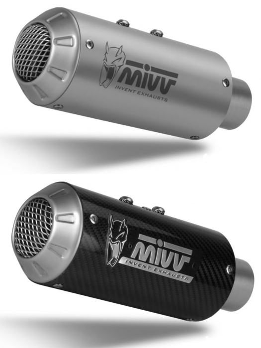 Evacuare sport Mivv MK3 carbon/oțel Slip-on moto toba [1]