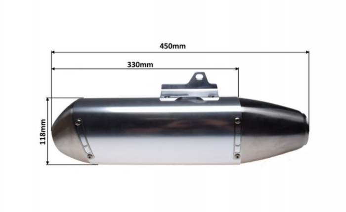 Evacuare sport toba moto / ATV esapament finala [2]