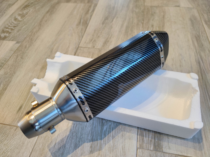 Evacuare sport topa full carbon moto / ATV toba esapament finala [3]