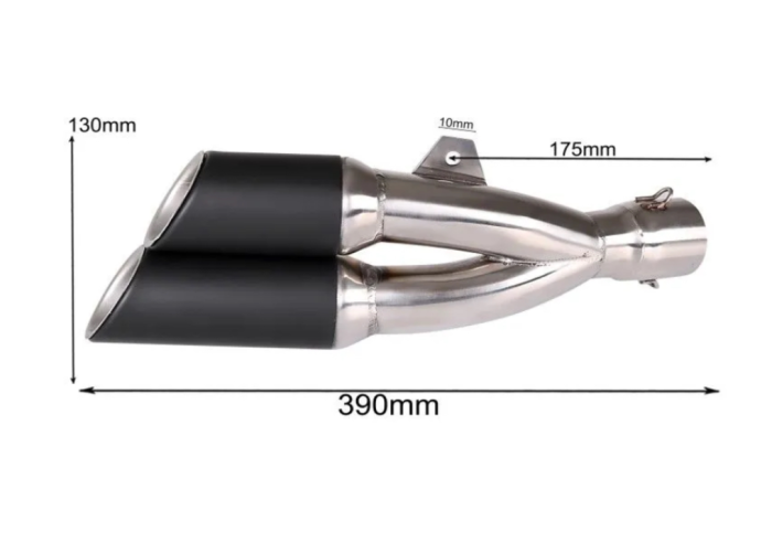 Evacuare sport topa dubla moto / ATV toba esapament finala [2]