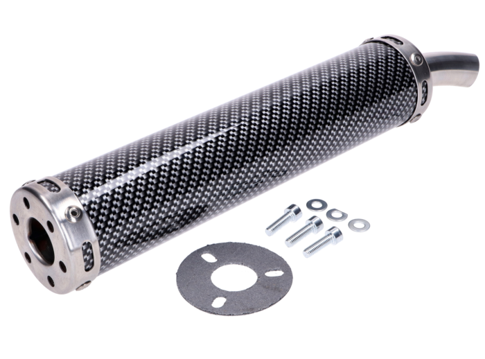 Evacuare toba moto sport 2t doi timpi evacuare finala cross enduro viteza carbon [2]