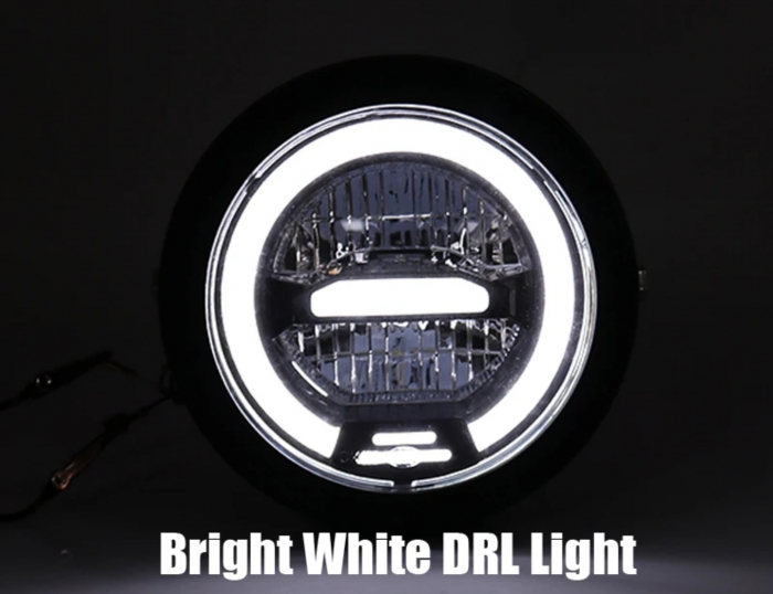 Far led moto 6,5inch chopper custom cafe racer bobber [6]