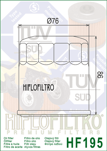 Filtru de ulei HIFLOFILTRO [2]