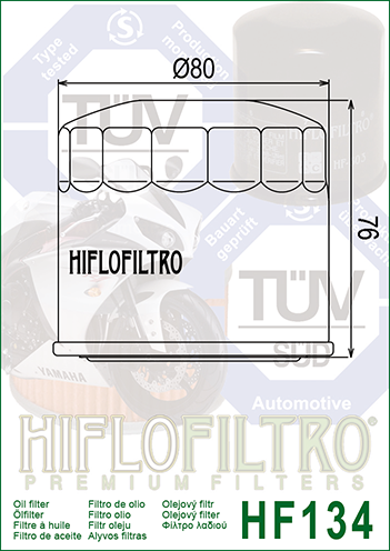 Filtru de ulei HIFLOFILTRO HF134 [2]