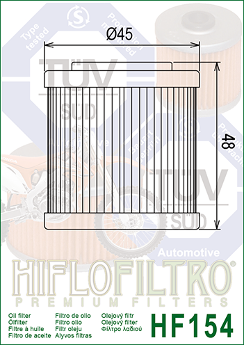 Filtru de ulei HIFLOFILTRO HF154 [2]