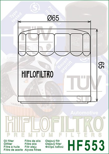 Filtru de ulei HIFLOFILTRO HF553 [2]