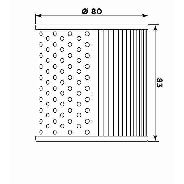 Filtru de ulei MIW (alt. HF126) [2]