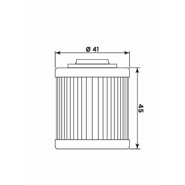 Filtru de ulei MIW (alt. HF560) [2]