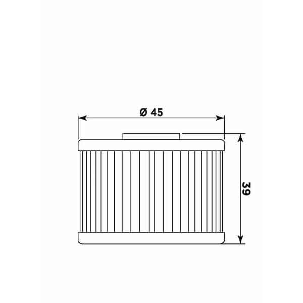 Filtru de ulei MIW (alt. HF575) [2]