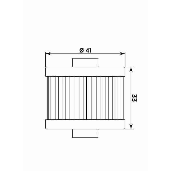 Filtru de ulei MIW P5003 (alt. HF185) [2]