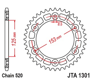 Foaie spate ALU JT 40)T, nt((520 Negru [3]