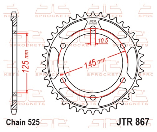 Foaie spate JT 42T, 525 [3]
