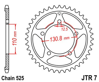 Foaie spate JT 44T, 525 [2]