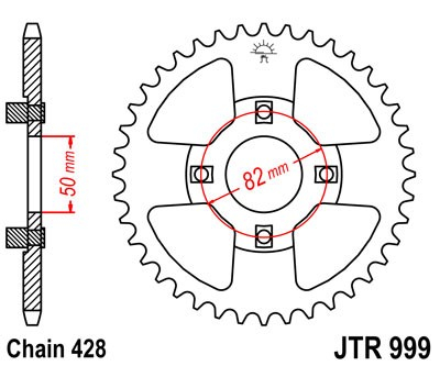 Foaie spate JT JTR 999-42 42T, 428 [2]