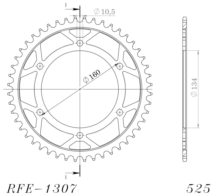 Foaie spate SUPERSPROX Negru 45T, 525 [2]