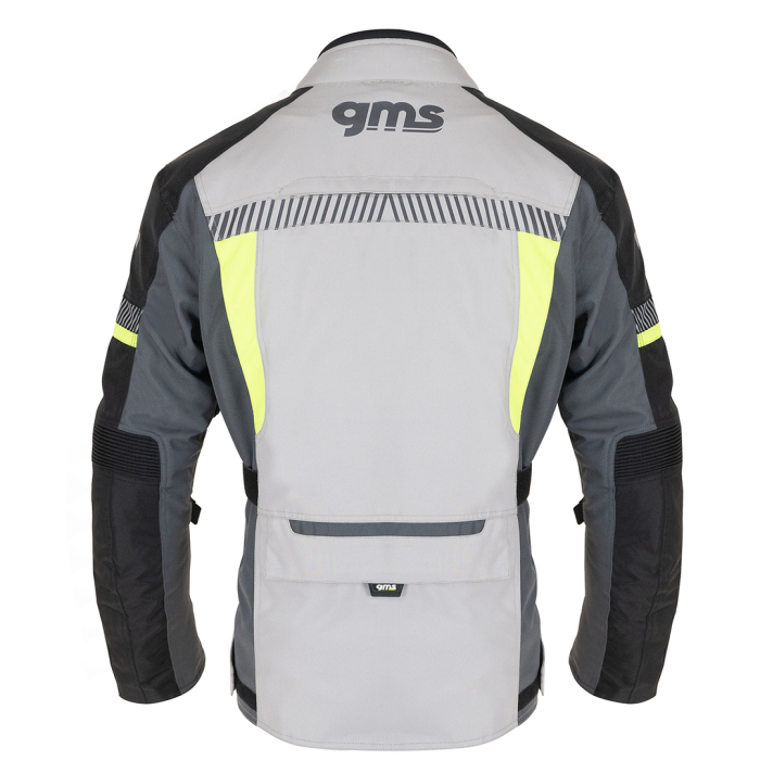 Geaca 3 in 1 touring GMS EVEREST grey-black-yellow XL [2]