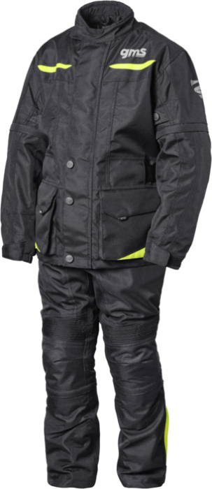 Geaca GMS Gear WP Junior black-fluo yellow 128 [4]